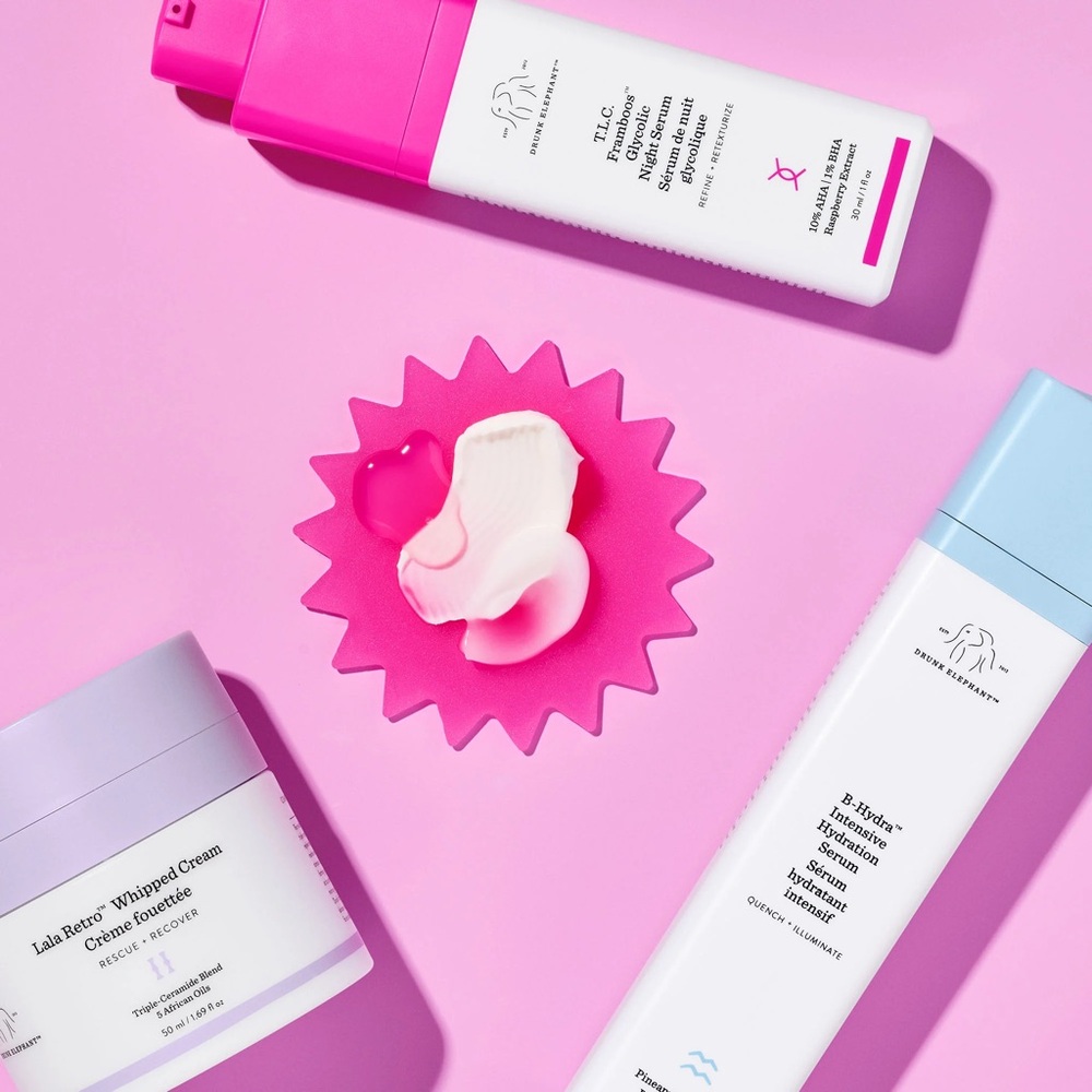 Drunk Elephant BUNDLE 3 SET - TLC - BHYDRA - LALA RETRO